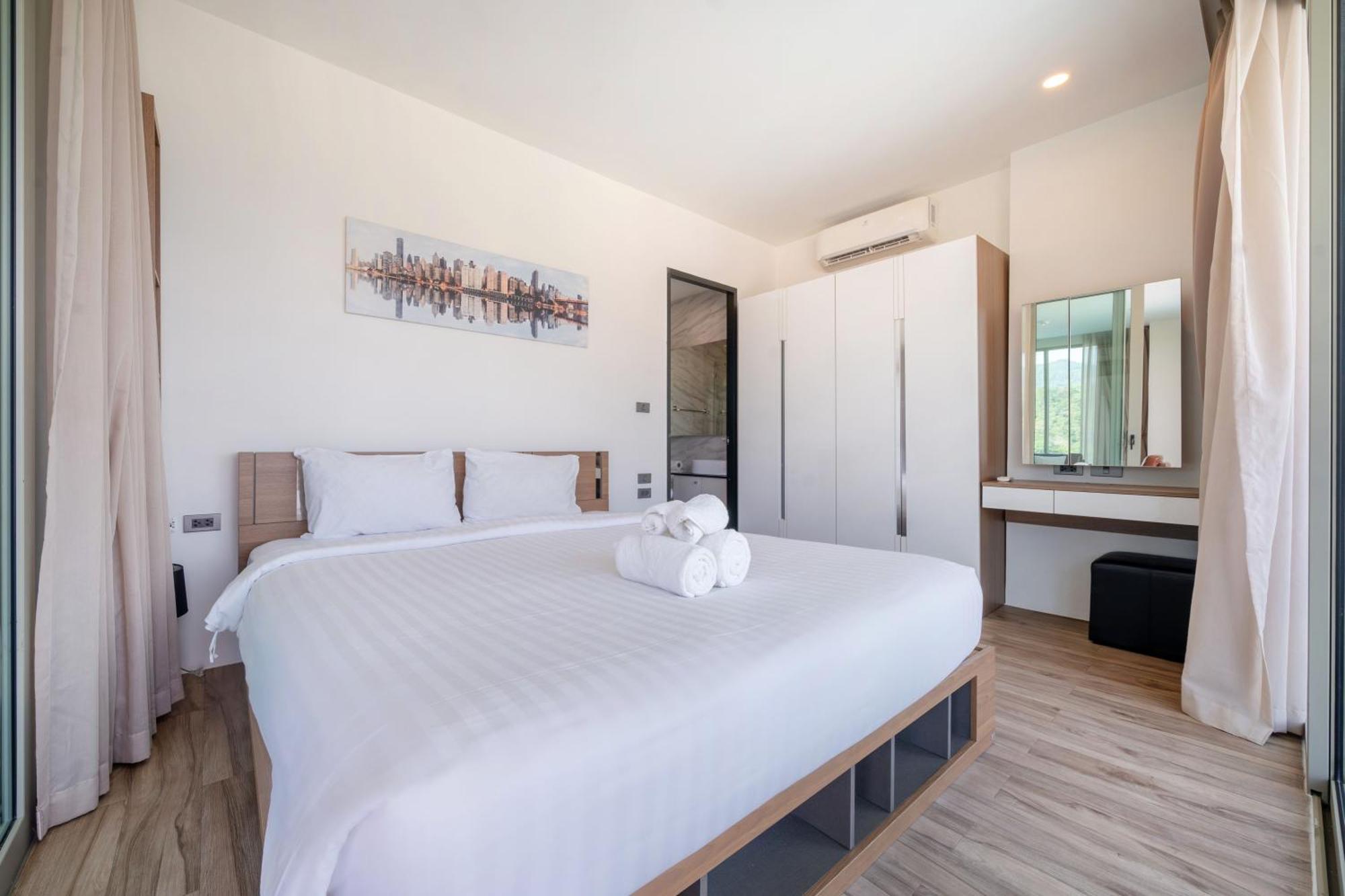 Sea View 2Br Apartment Oceana C35, Just 5 Min Walk To 卡马拉海滩 外观 照片