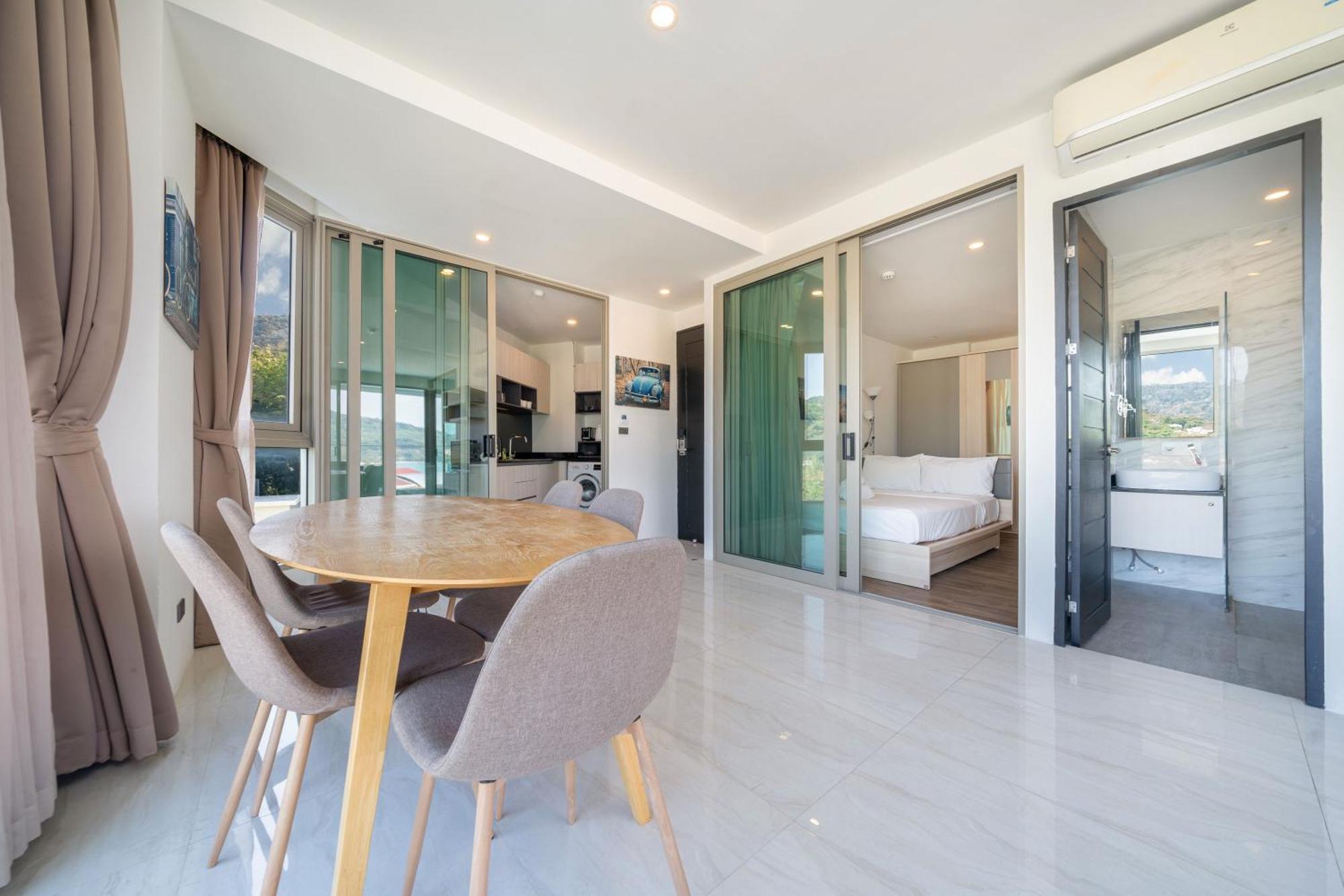 Sea View 2Br Apartment Oceana C35, Just 5 Min Walk To 卡马拉海滩 外观 照片