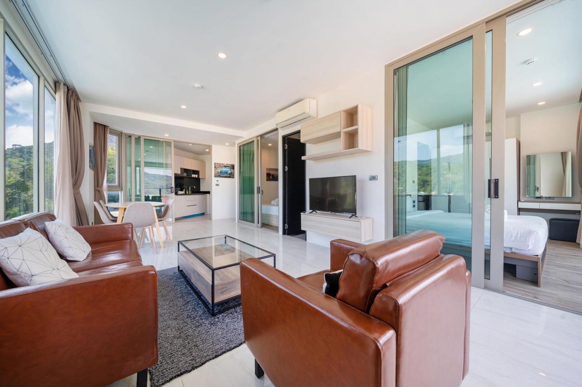 Sea View 2Br Apartment Oceana C35, Just 5 Min Walk To 卡马拉海滩 外观 照片