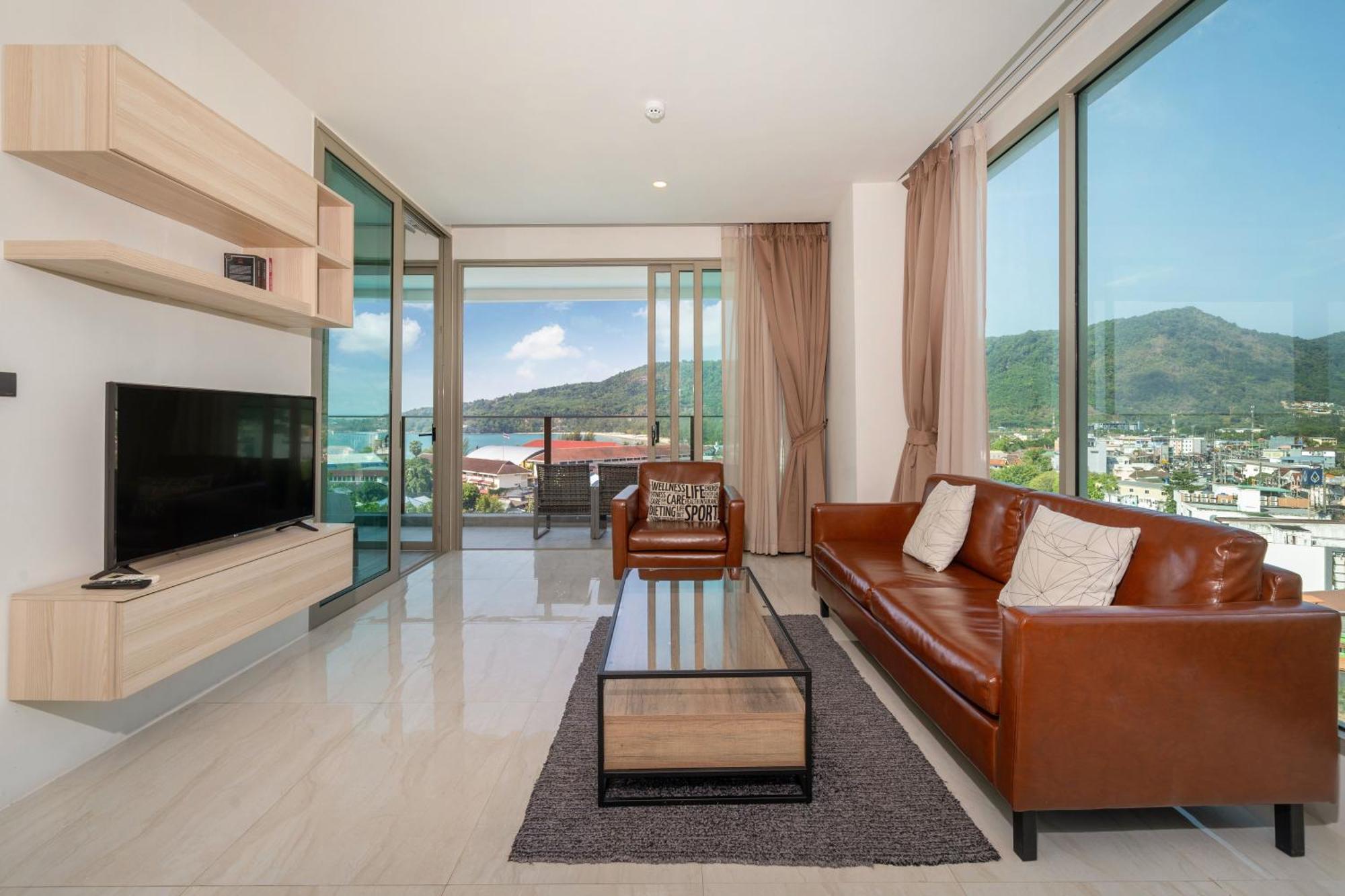 Sea View 2Br Apartment Oceana C35, Just 5 Min Walk To 卡马拉海滩 外观 照片