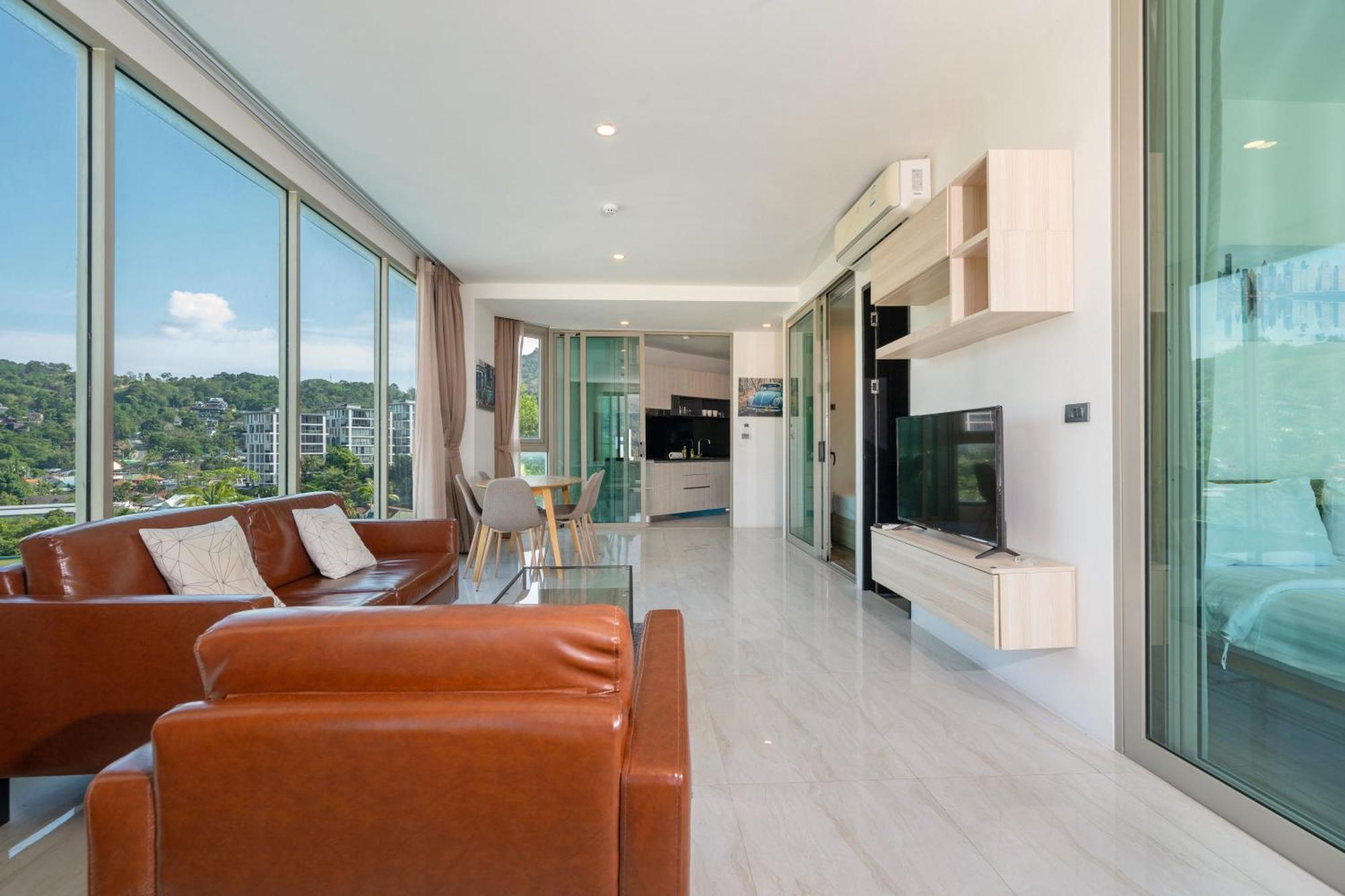 Sea View 2Br Apartment Oceana C35, Just 5 Min Walk To 卡马拉海滩 外观 照片